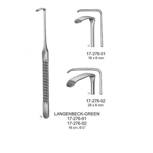 Langenbeck verde Retractor - Product Image 1