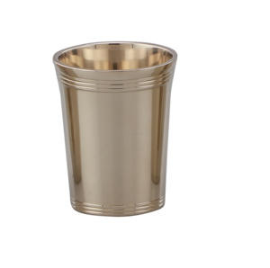 Verre en laiton avec bande gravée pour la vaisselle, verre à eau potable en métal de haute qualité, fabriqué en Inde - Product Image 5