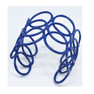 2024 Christmas Brazil <b>Copper</b> Minimalist Jewelry USA Discounts Chunky Open <b>Bangle</b> 8mm <b>Copper</b> Geometric Multicolor <b>Bangle</b> - Product Image 1