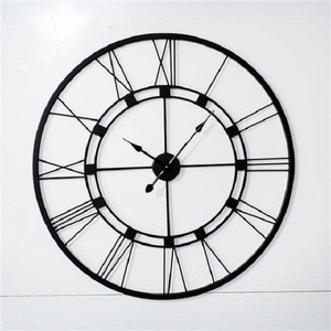 Horloge murale élégante en fer, de haute qualité, pour salon, Simple, décoratif, pour maison - Product Image 4