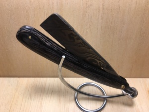 Barber Salon Man Handmade Damascus Steel Straight Razor Cut Throat Barber Salon Shaving Kit set - Product Image 5