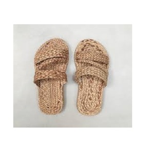 Pantofola di alghe di nuova moda con taglie e logo personalizzato da utilizzare per l'hotel di pantofole da donna di casa in stock dai mestieri di <span class=keywords><strong>paglia</strong></span> del Vietnam - Product Image 3