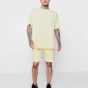 Ensemble Twin pour hommes, t-shirt et Short, Jogging de haute qualité, nouvelle collection, été - Product Image 6
