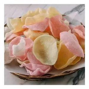 Chips di gamberetti di alta qualità Snack Cracker di gamberi Cracker bianchi o di gamberi colorati Ms. Lily + 84 906 927 736