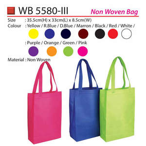 Sac de shopping en non-tissé recyclable à fond carré avec poignée de longueur standard et impression de logo personnalisée - Product Image 4