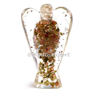 Nueva herramienta de curación tallada de piedras preciosas de ágata Unakite para la decoración del hogar para Feng Shui Love Exported Angels Proveedor de piedras semipreciosas - Product Image 1