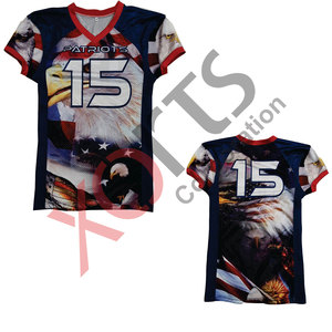 Autism Awareness High Quality Sublimated Custom Logos Breathable Anti-Bacterial Spandex/Polyester High Performance American - Product Image 3