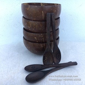 Juego de cuencos de coco natural, alta calidad - Product Image 3