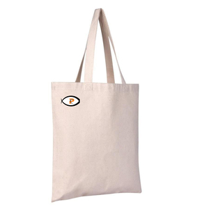 Sacs fourre-tout en coton avec logo imprimé personnalisé et écologique de haute qualité avec fermeture éclair sac à provisions réutilisable - Product Image 1