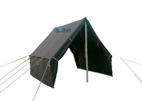 Tente de camping en toile double couche STI 4 saisons pour 1-2 personnes, 100% imperméable, coupe-vent, pliable, équipement d'extérieur pour l'hiver