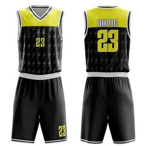 Basket ball jersey uniformi di atletica atletica merci sportive indossa uniformi di Rugby stampate a sublimazione fornitori di abbigliamento Pakistan