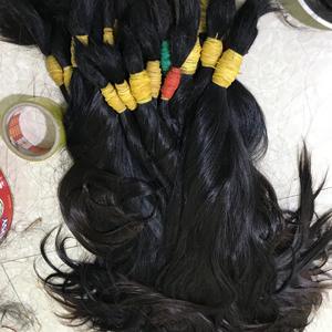 Cabello humano 100% Virgen sin procesar, Color negro Natural, vietnamita, virgen, cutícula, a granel, venta al por mayor, 6-32 pulgadas - Product Image 3