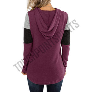 เสื้อฮู้ดของผู้หญิงเสื้อสเวตเชิ้ตปรับแต่งได้สำหรับ2025 - Product Image 3