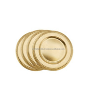 Plaque de chargement résine miroir poli, ronde, nouvelle plaque de chargement pour mariage et événements, prix de gros
