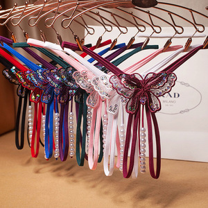 JY166 المرأة الساتان T-String منخفضة الارتفاع الدانتيل متعددة حزمة ألوان مختلفة الديكور نصف نوع الانزلاق - Product Image 6