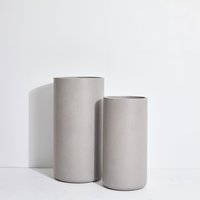 Vente en gros ODM/OEM Jardinières et pots géants à cylindre rond en fibre de verre Décorations hautes pour jardin et maison Origine Vietnam