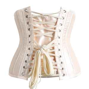Under Bust Satin Women <b>Corset</b> Plus Size <b>Corsets</b> Body Shapers - Product Image 2