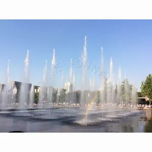 Outdoor Underground Design Interactive Music Dancing Funny Water Fountain In Garden Park