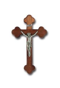 Cruz de Madera para Colgar en la Pared con Crucifijo de Latón, Artículos Religiosos - Product Image 5