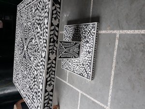 Fabrication de Table avec incrustation d'os, fabriquée en inde - Product Image 2