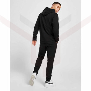 Survêtement 2 pièces zip up pour hommes, nouvelle couleur, grande et grande combinaison de jogging pour hommes - Product Image 4