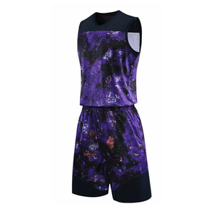 Kit de basket-ball personnalisé de haute qualité pour hommes, uniforme de ballon, Design de sublimation, personnalisé, nouvelle collection - Product Image 5