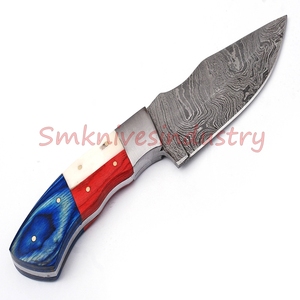 การล่าสัตว์ตั้งแคมป์กลางแจ้งที่กำหนดเองสไตล์ธงเท็กซัสจัดการมีดที่สวยงาม (Smk1625) - Product Image 6