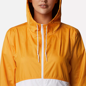 2025 haute qualité personnalisé mince femmes vestes de course imperméable léger fermeture éclair couleur bloc coupe-vent vestes - Product Image 4