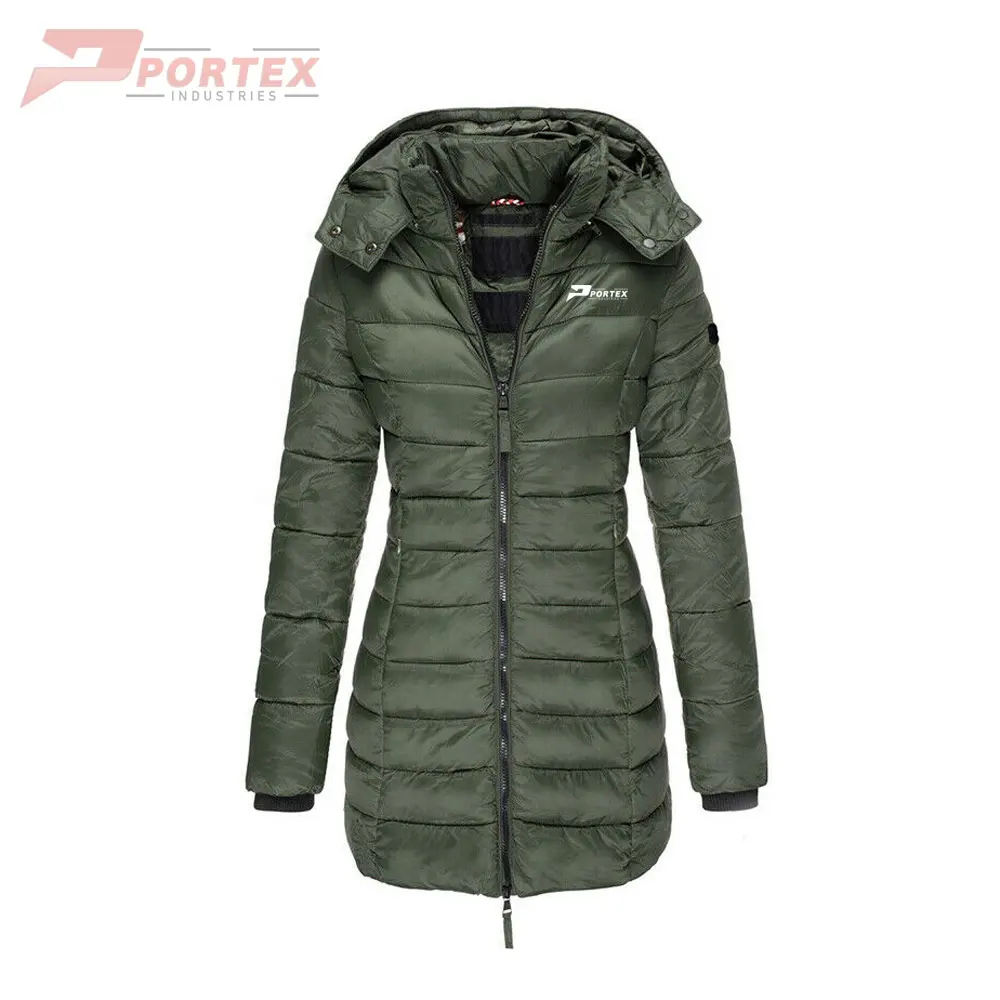 Wholesale Premium Quality Women's Bubble Coat Long Length Custom Design & Logo Winter Fashion Coat PTX-SW-2267