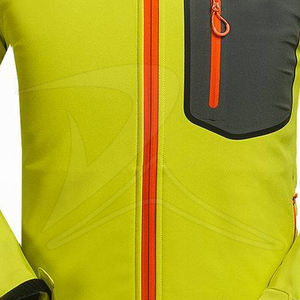 Meilleure vente Veste d'hiver grande taille pour hommes Capuche en cuir chaude et imperméable à coquille souple mince Design imprimé décontracté Laine lavée - Product Image 5