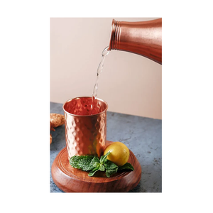 Ensemble de verres à boire en cuivre design de qualité supérieure pour usage général traditionnel 100% verre en cuivre pur pour boire grossiste - Product Image 5