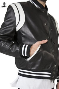 Veste universitaire de meilleure qualité, coupe ajustée, à manches longues, tenue décontractée pour adultes avec capuche pour le style motard d'hiver du Pakistan - Product Image 3