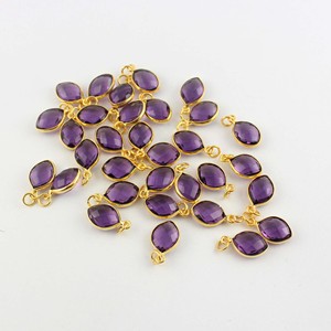 Pendentif en pierre de naissance naturelle, breloque en forme de goutte d'eau, à tout collier ou bracelet, pierre précieuse, petit format - Product Image 4