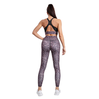 Ensembles de yoga pour femmes personnalisables OEM, qualité supérieure, motif uni, grandes tailles, extensibles dans quatre directions, Spandex/Nylon, 6 pièces