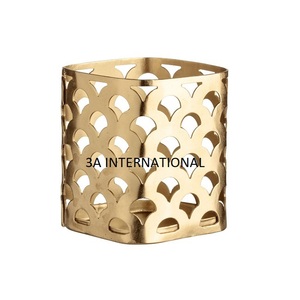 Vela de latón de tendencia superior, diseño clásico votivo para decoración de puertas, uso de pilar de vela de hueso en flor, vela de Metal votiva - Product Image 3