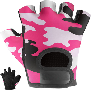 Unisex <b>Weight</b> Lifting <b>Gloves</b> Custom Made Camo Printed Half Finger Gym <b>Gloves</b> with Non-Slip Feature Latest Design - Product Image 1