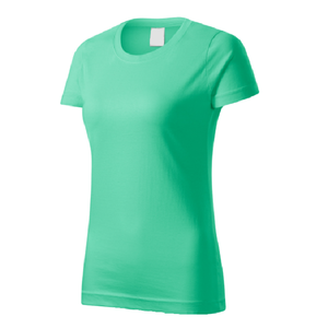 T-shirt à manches courtes pour femmes, haut en coton de bonne qualité, à col rond, de marque simple, personnalisable, du Bangladesh, 100% - Product Image 4
