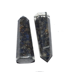 Pointe en pierre ovale pour les chakras, pierre ovale - Product Image 3