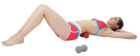 ALLWINWIN PMB09 Ballon de massage aux picots - Double rouleau de lacrosse texturé