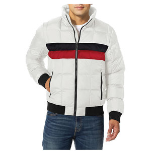 Blouson unisexe, surdimensionné, en coton et polyester, avec logo personnalisé, veste à bulles, en duvet d'oie uni, pour l'hiver - Product Image 3