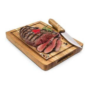 Luxury Design Bamboo Wood Cheese Platter Cutting Board Modern Wooden New Arrivals Hot Selling Plate for Restaurant Hotels Home - Product Image 3