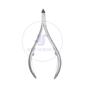 Pince à cuticules durable en acier inoxydable avec poignée ergonomique pour manucure, pédicure et toilettage des ongles certifiée CE ISO - Product Image 2