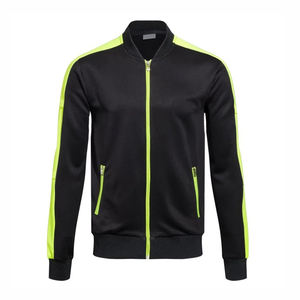 Survêtement de jogging unisexe à fermeture éclair coupe régulière Fitness Sports Gym Athletic Embroidery 100% Cotton Fleece for Men Women Winter - Product Image 2