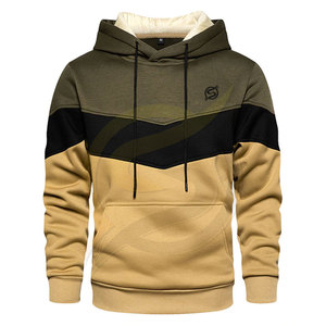 Sudadera con capucha de gran tamaño hecha a medida para hombre Basics Cotton Blended Streetwear para invierno - Product Image 1