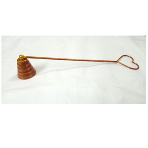 Snuffen-Cono de latón con forma de corazón, suministros de Iglesia, Brassworld, India - Product Image 1
