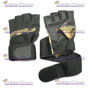 Haltérophilie Gym Gants D'entraînement Demi Doigt avec Poignet Soutien pour Hommes et Femmes, pour L'haltérophilie, la Formation de Remise En Forme - Product Image 3