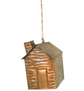 METAL BROWN <b>TREE</b> DECORATION CHRISTMAS SUPPLY UNIQUE DESIGN LINER DESIGN HUT CHRISTMAS HANGING ORNAMENT - Product Image 1