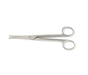 Instrumentos quirúrgicos de alta calidad, tijera de acero inoxidable de 14 Cm, punta redonda, hecha en Alemania - Product Image 2
