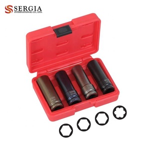 Taiwán-4 unidades, 5 unidades, 6 unidades, 1/2 "SQ. Enchufe de impacto para rueda con juego de fundas protectoras - Product Image 6