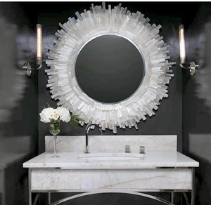 Selenite Mirrror,กระจกยิปซั่ม Selenite, - Product Image 1